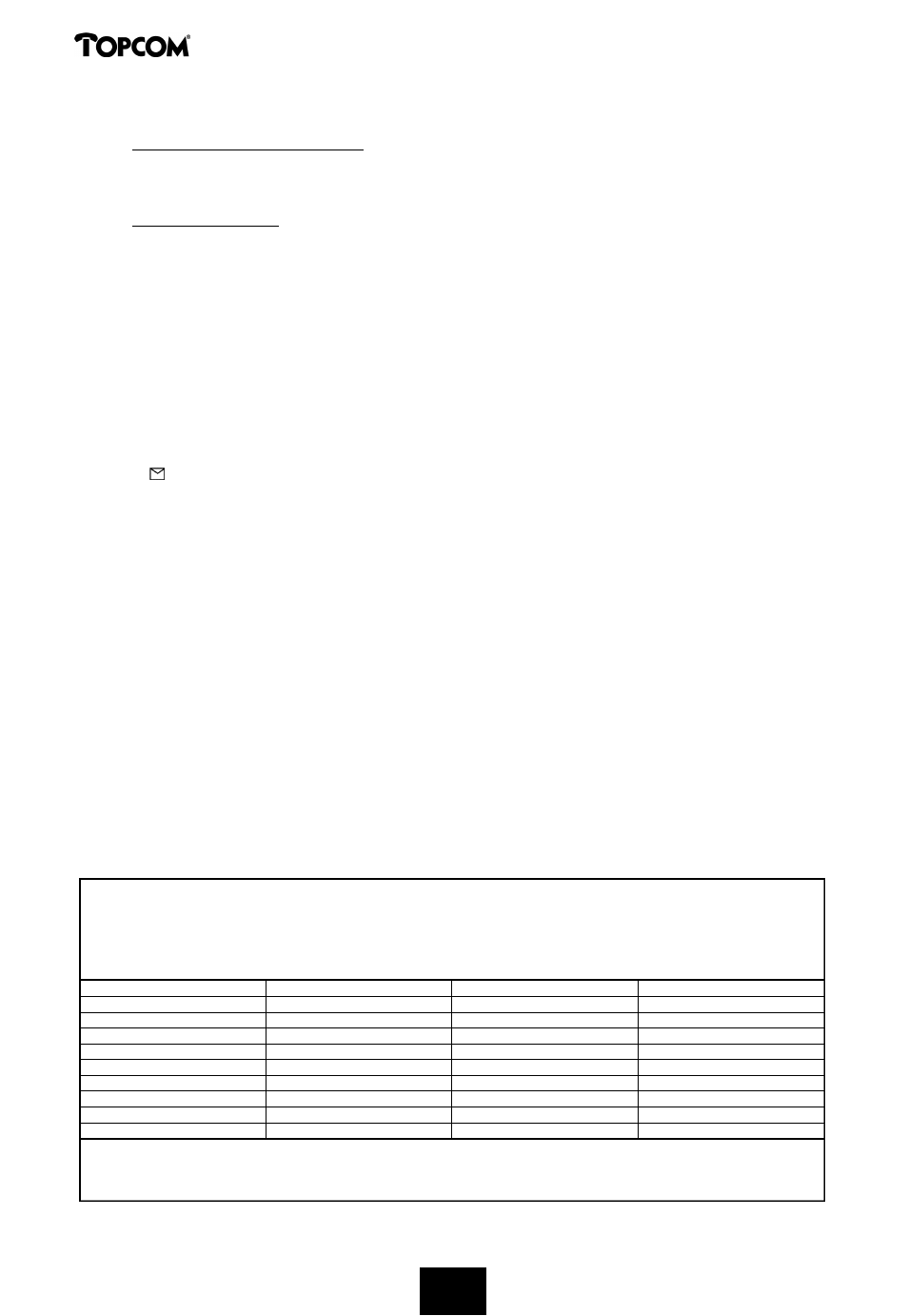 Deskmaster 122 | Topcom DESKMASTER 122+ User Manual | Page 20 / 31