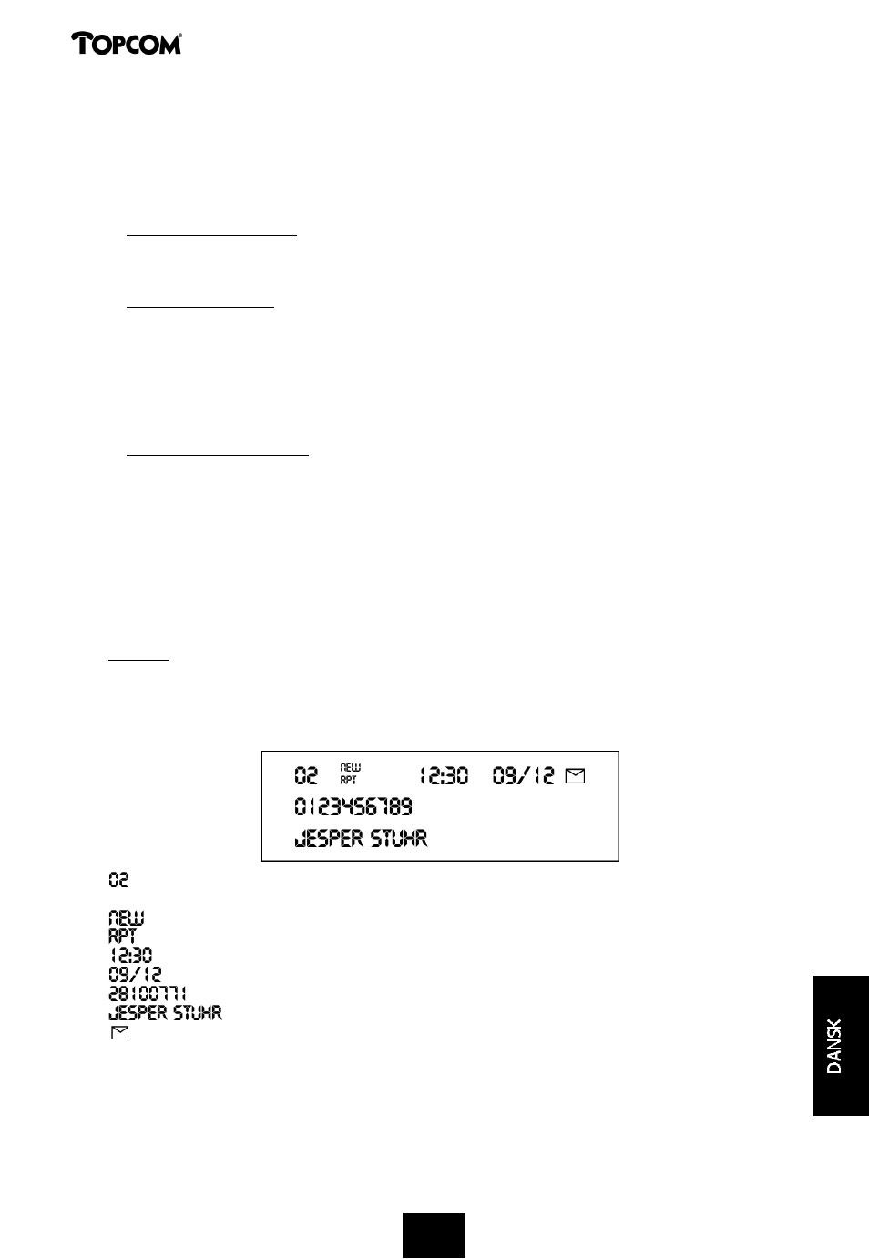 Jesper stuhr, Deskmaster 122 | Topcom DESKMASTER 122+ User Manual | Page 25 / 31