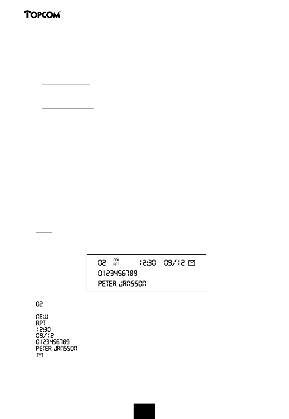 Peter jaansson, Deskmaster 122 | Topcom DESKMASTER 122+ User Manual | Page 28 / 31