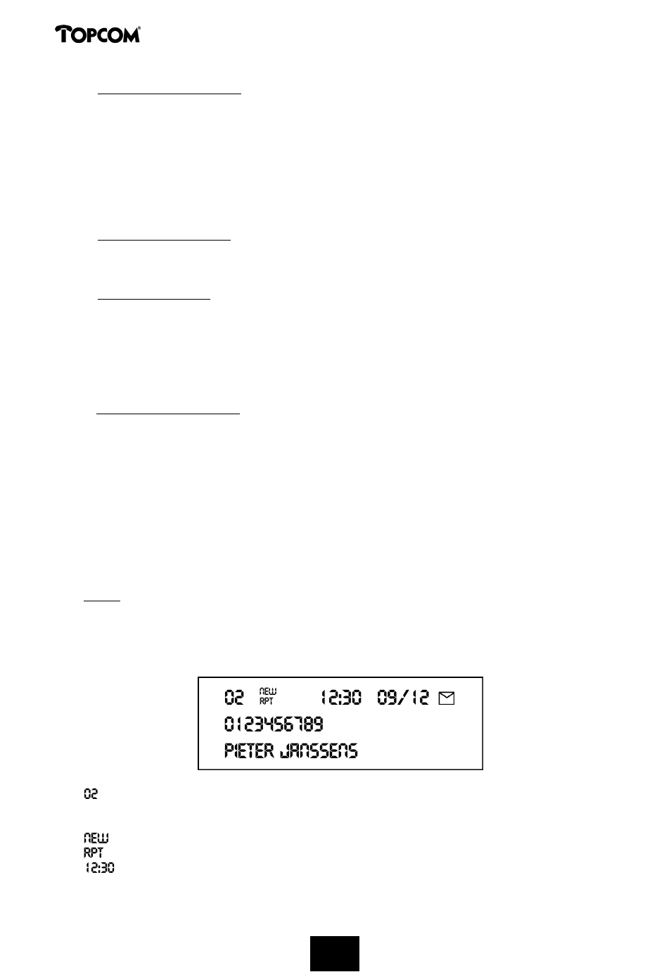 Deskmaster 122 | Topcom DESKMASTER 122+ User Manual | Page 4 / 31