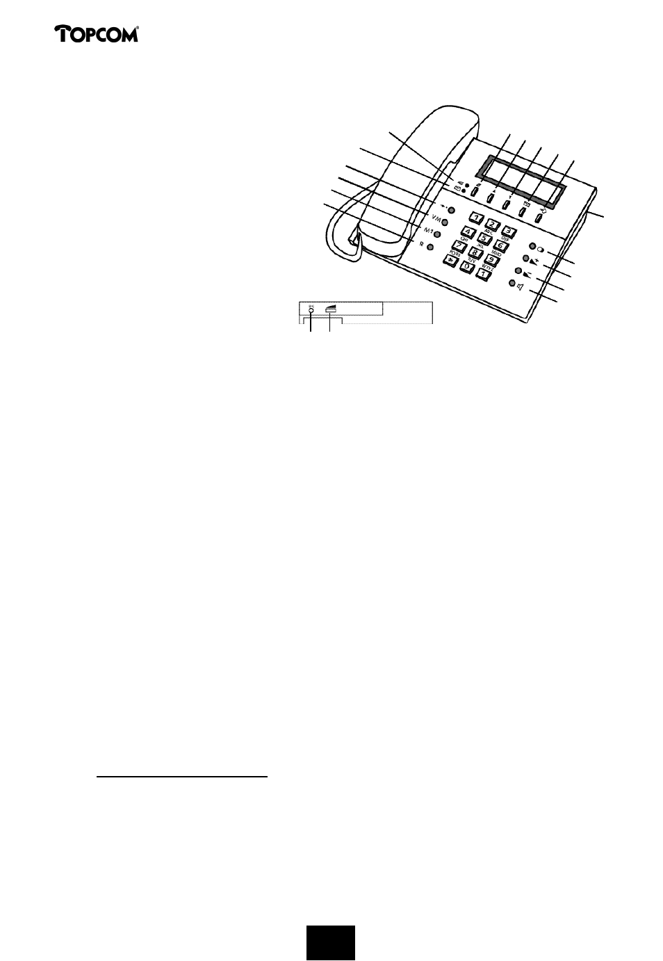 Deskmaster 122 | Topcom DESKMASTER 122+ User Manual | Page 6 / 31