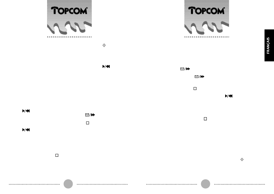 Agia | Topcom AGIA User Manual | Page 13 / 35