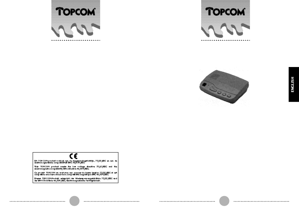 Agia | Topcom AGIA User Manual | Page 19 / 35