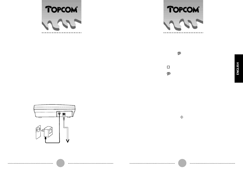 Agia, Installation, Answering machine operation | Topcom AGIA User Manual | Page 20 / 35