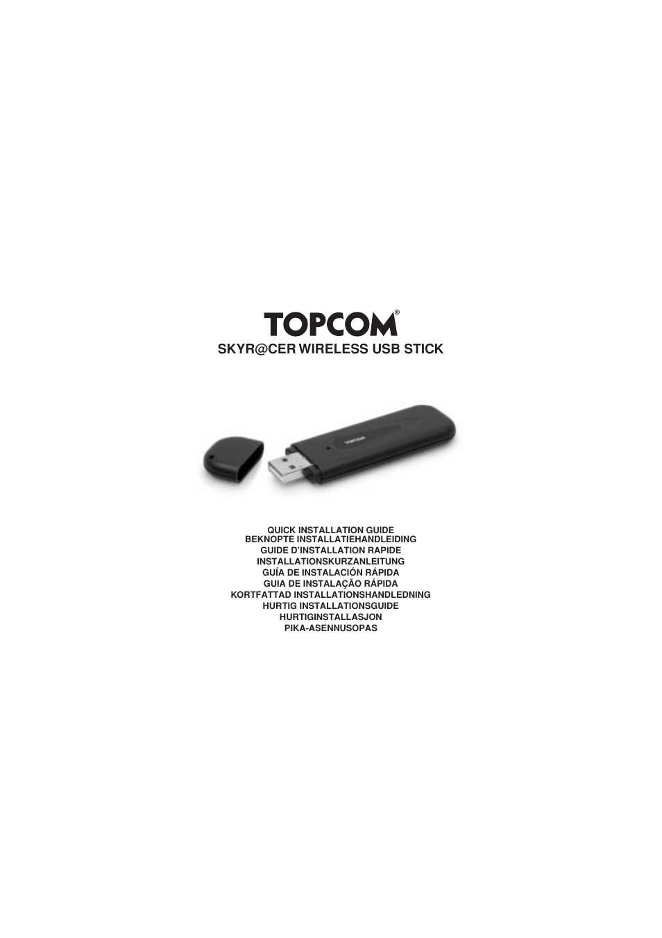 Topcom Wireless USB Stick User Manual | 132 pages