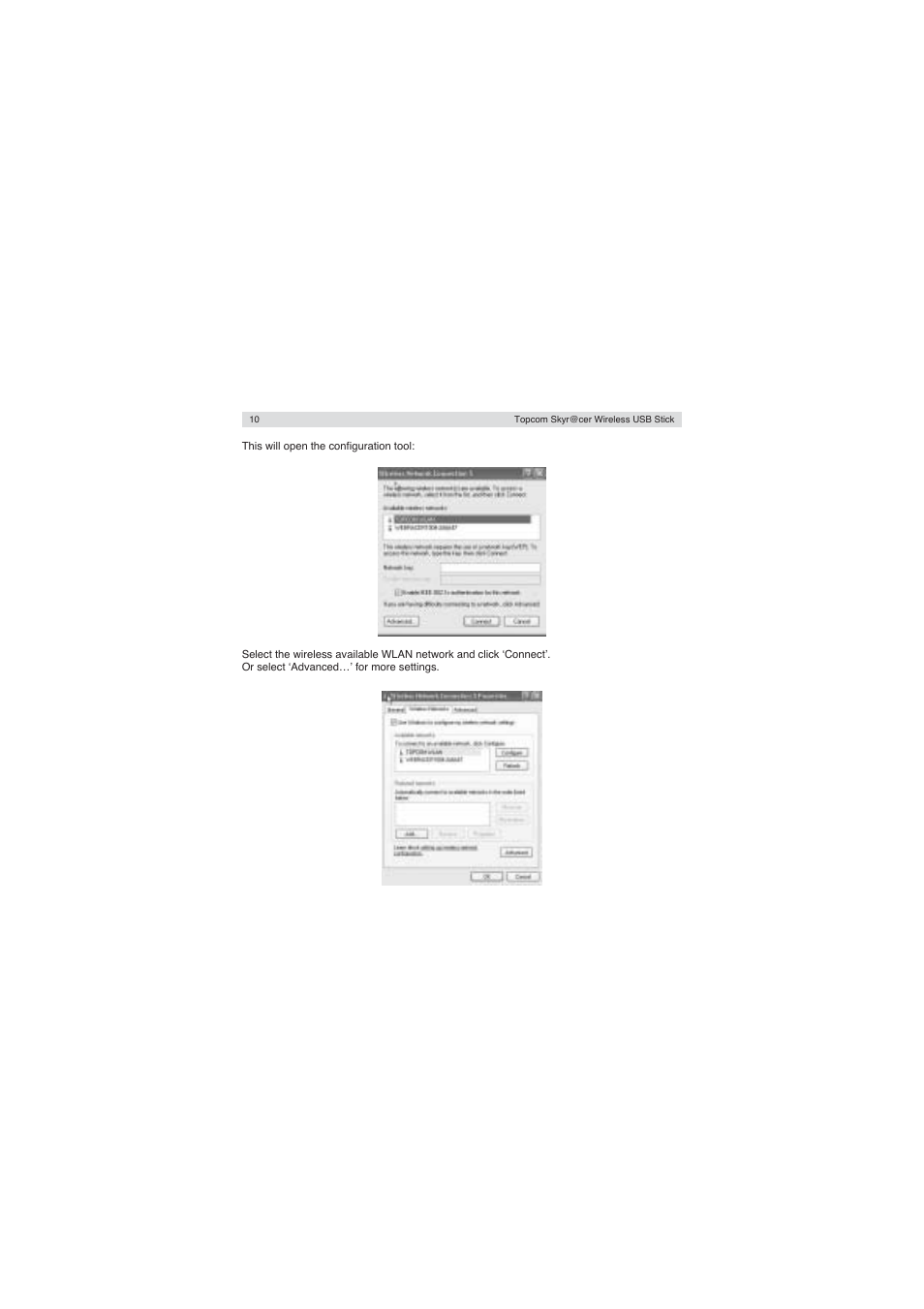 Topcom Wireless USB Stick User Manual | Page 10 / 132