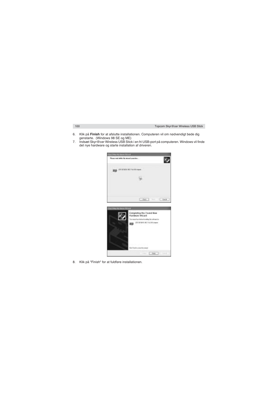 Topcom Wireless USB Stick User Manual | Page 100 / 132