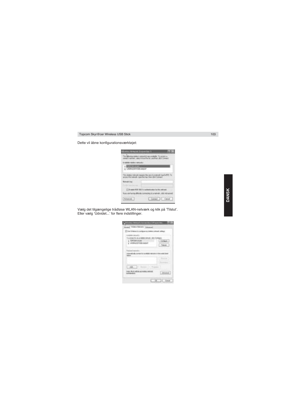 Topcom Wireless USB Stick User Manual | Page 103 / 132