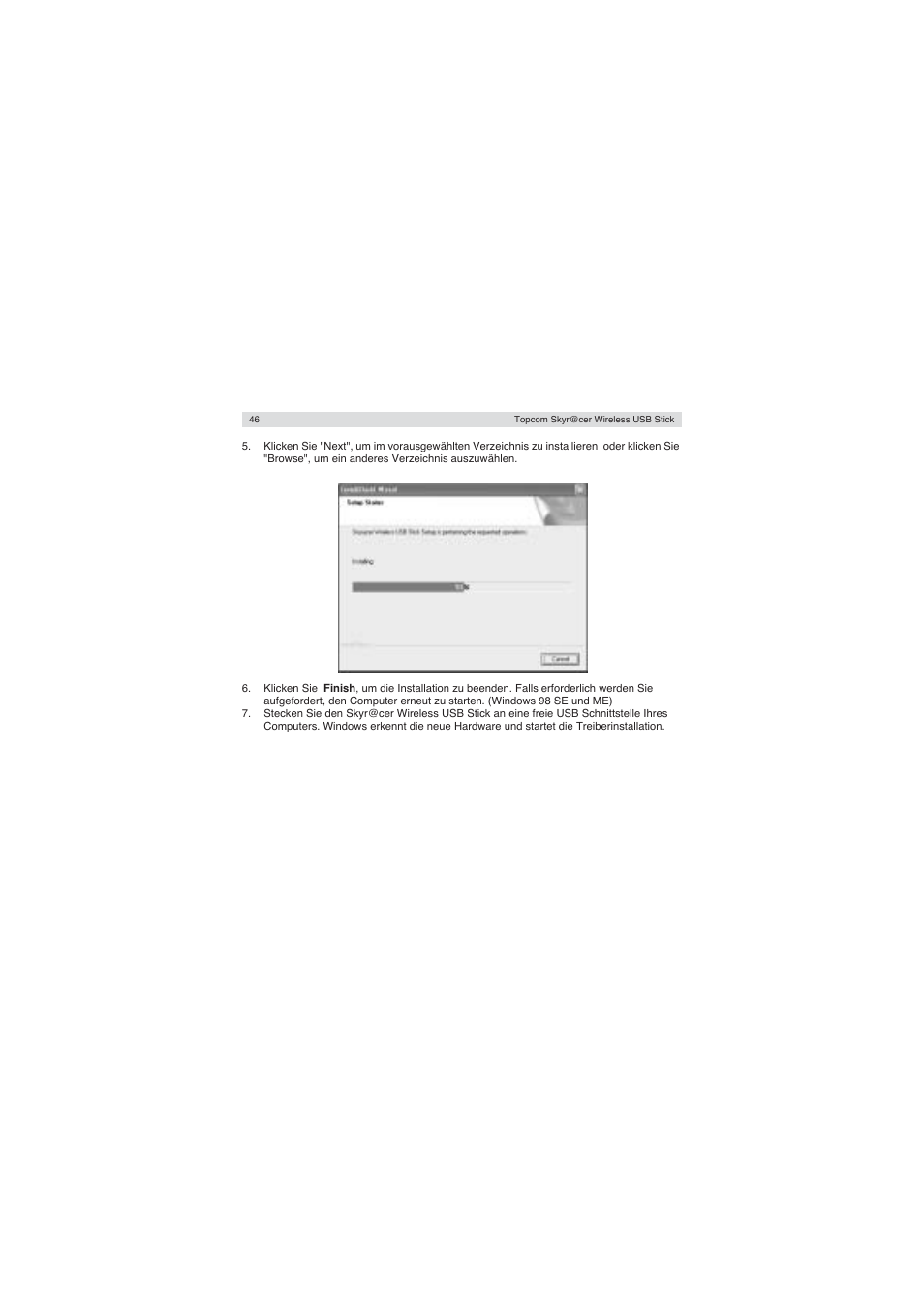 Topcom Wireless USB Stick User Manual | Page 46 / 132