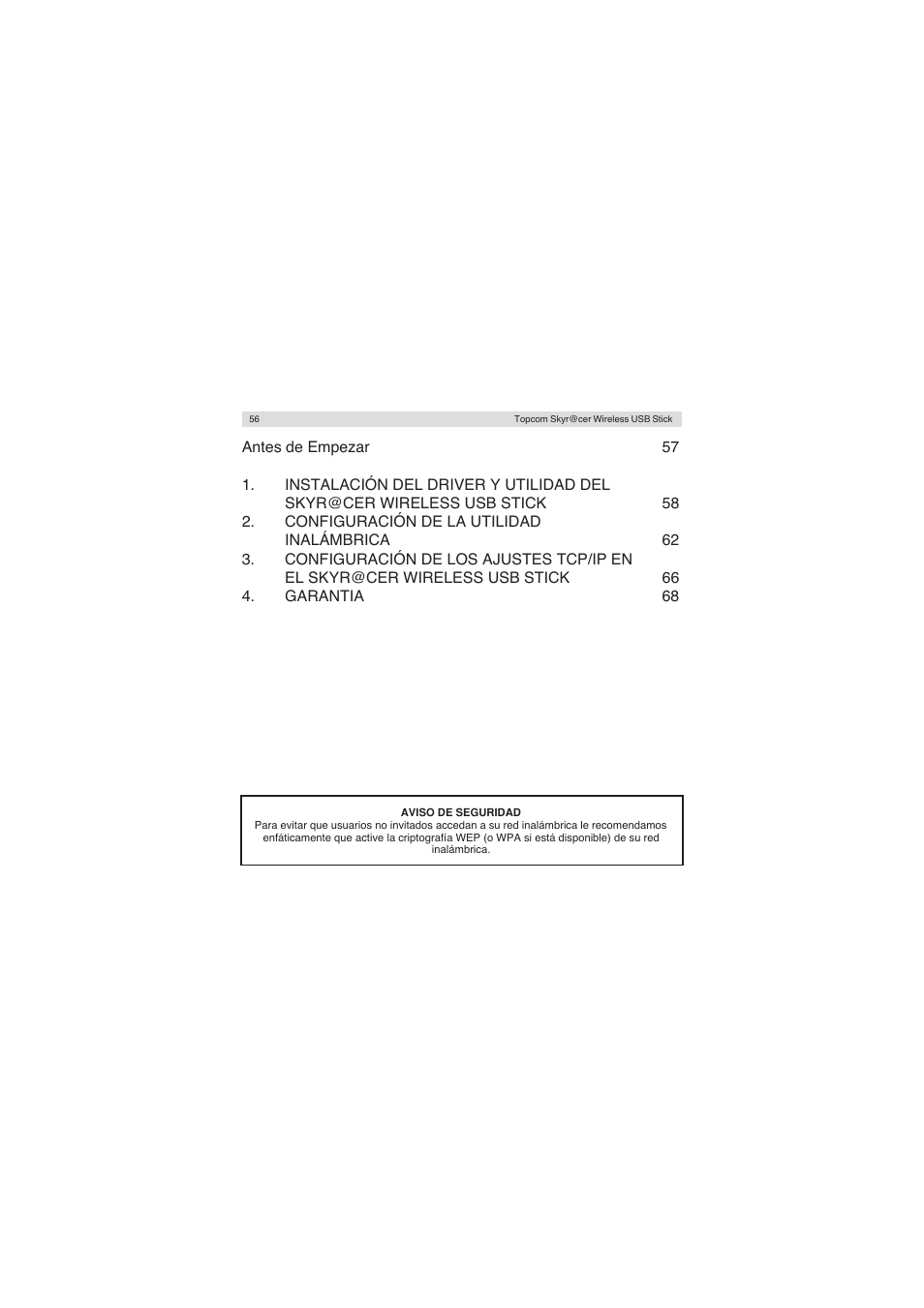 Topcom Wireless USB Stick User Manual | Page 56 / 132