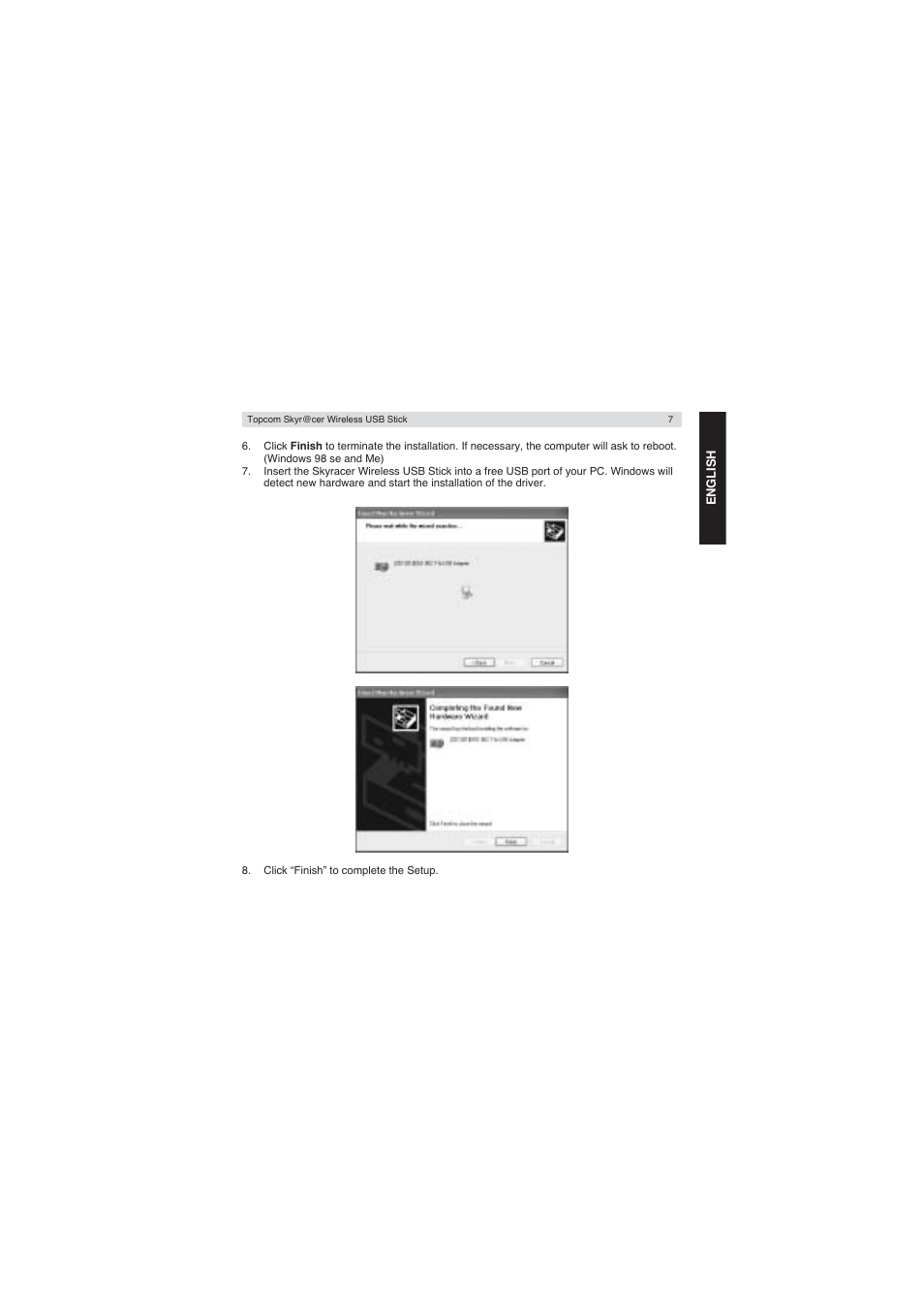Topcom Wireless USB Stick User Manual | Page 7 / 132