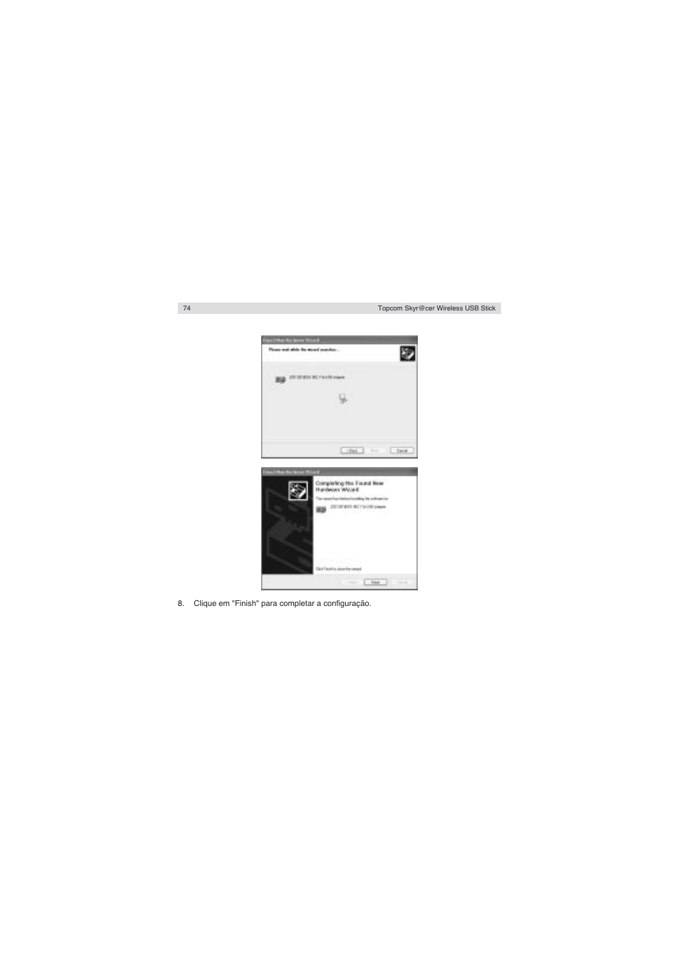 Topcom Wireless USB Stick User Manual | Page 74 / 132