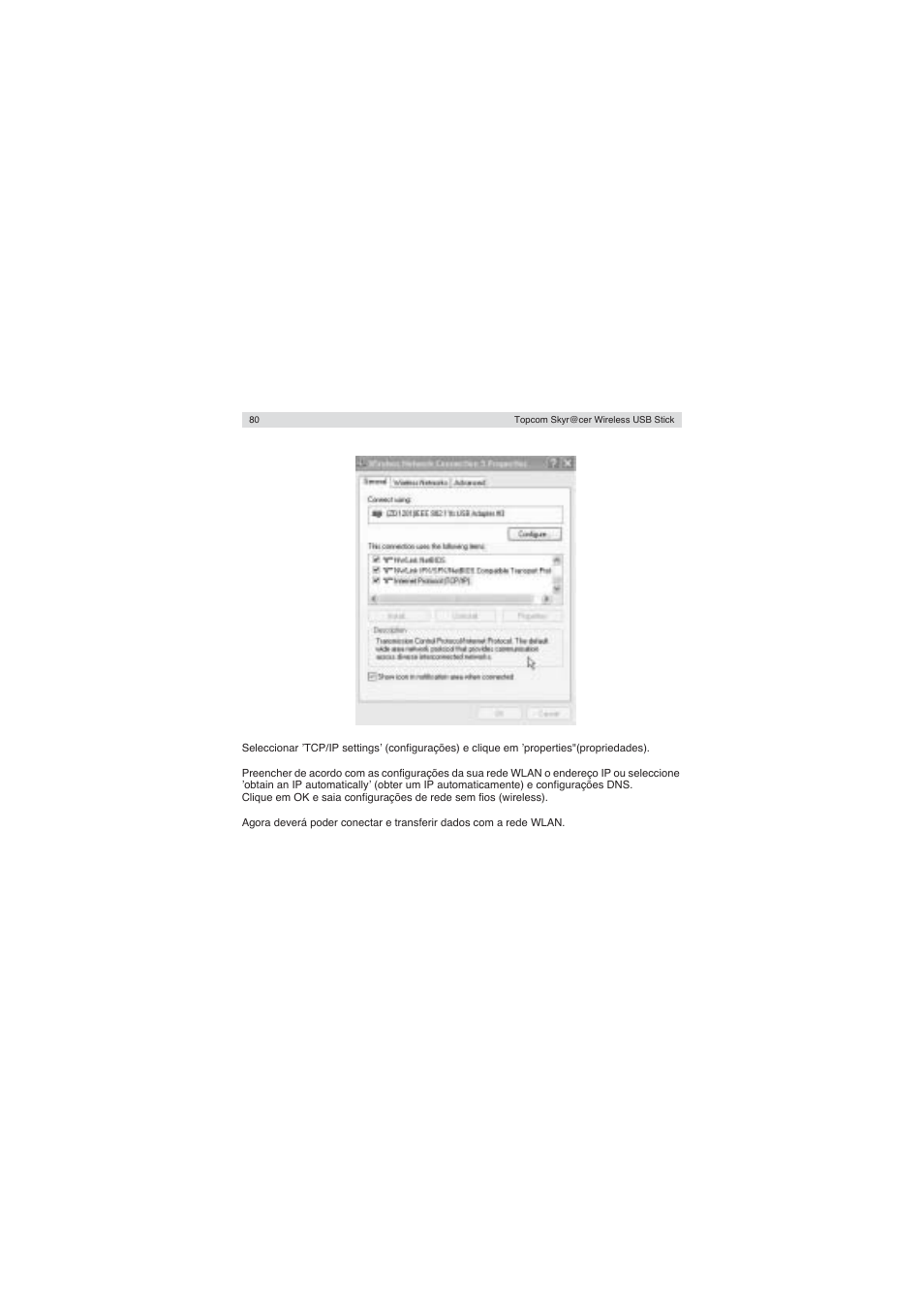 Topcom Wireless USB Stick User Manual | Page 80 / 132