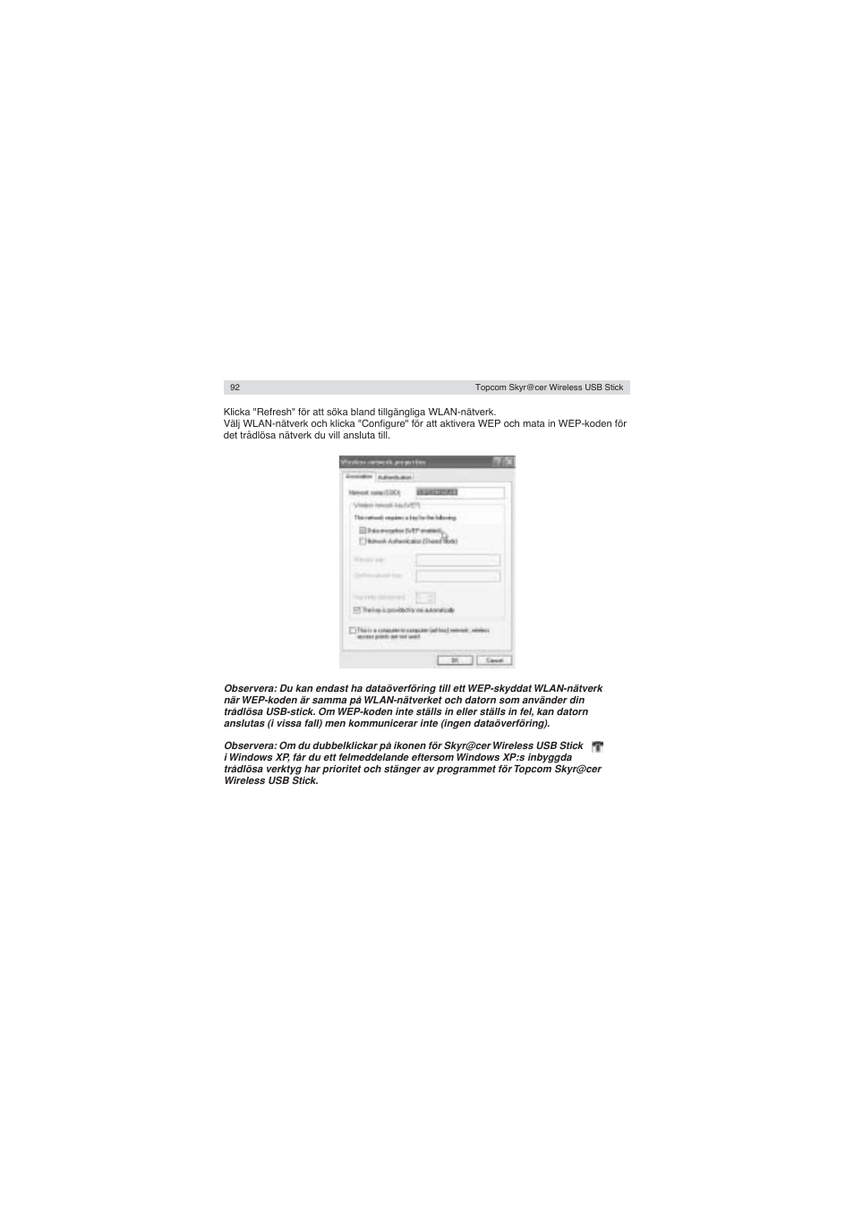 Topcom Wireless USB Stick User Manual | Page 92 / 132