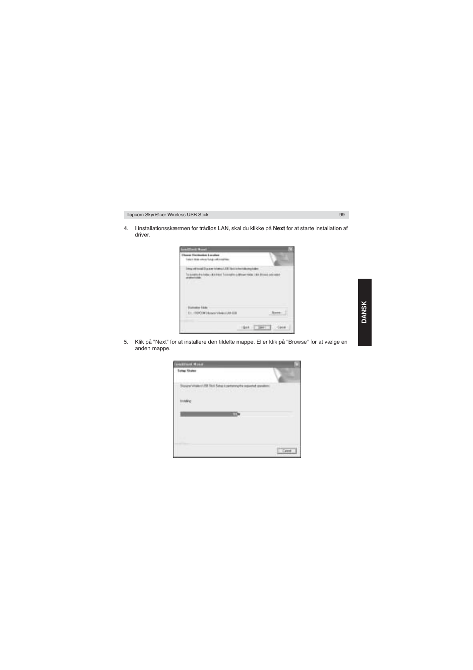 Topcom Wireless USB Stick User Manual | Page 99 / 132