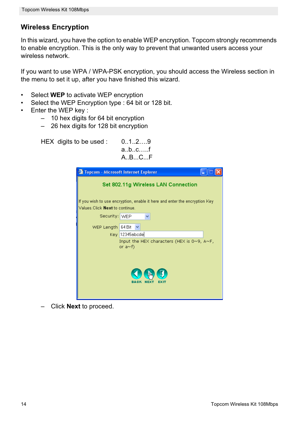 Topcom Wireless Kit 108MBPS User Manual | Page 14 / 100