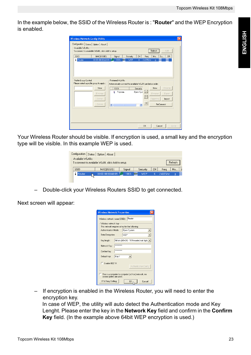 Topcom Wireless Kit 108MBPS User Manual | Page 23 / 100