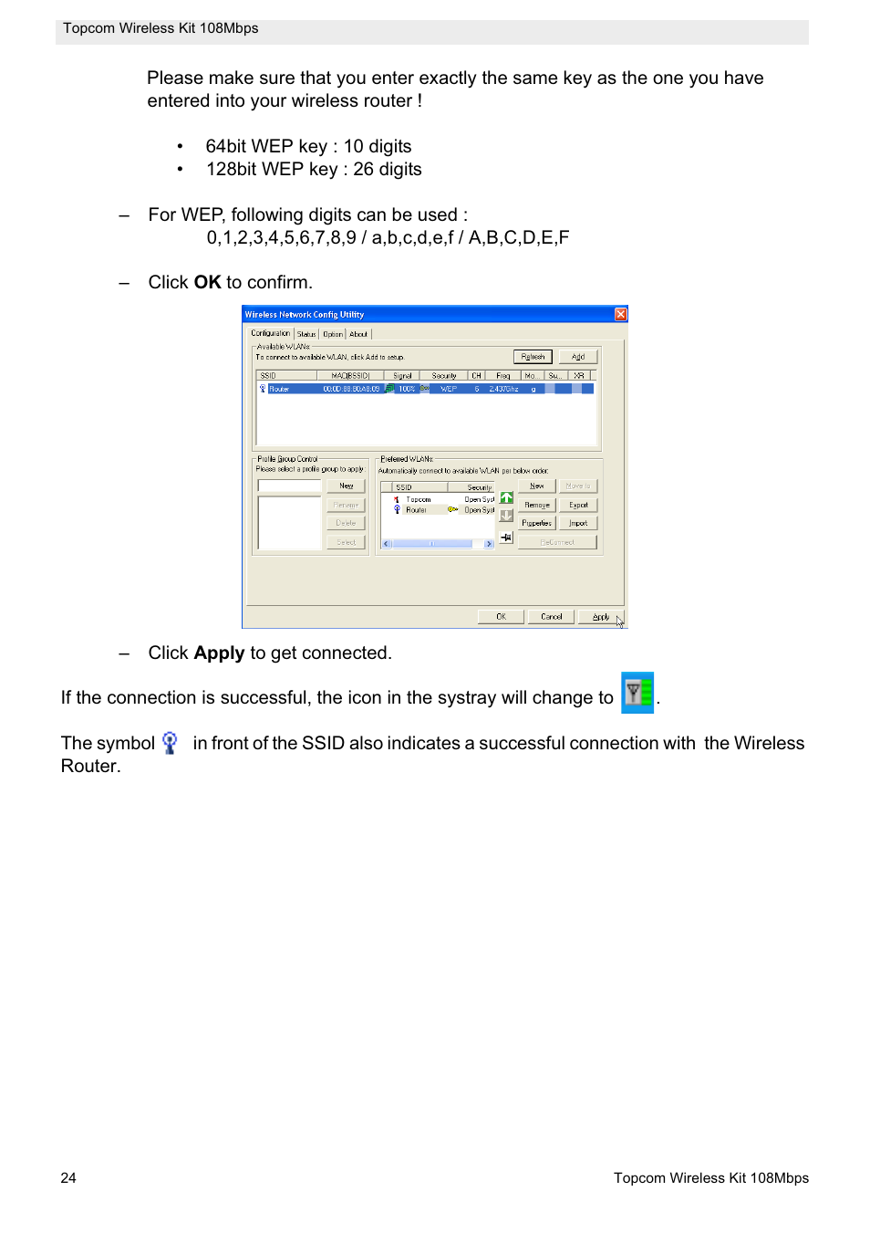 Topcom Wireless Kit 108MBPS User Manual | Page 24 / 100