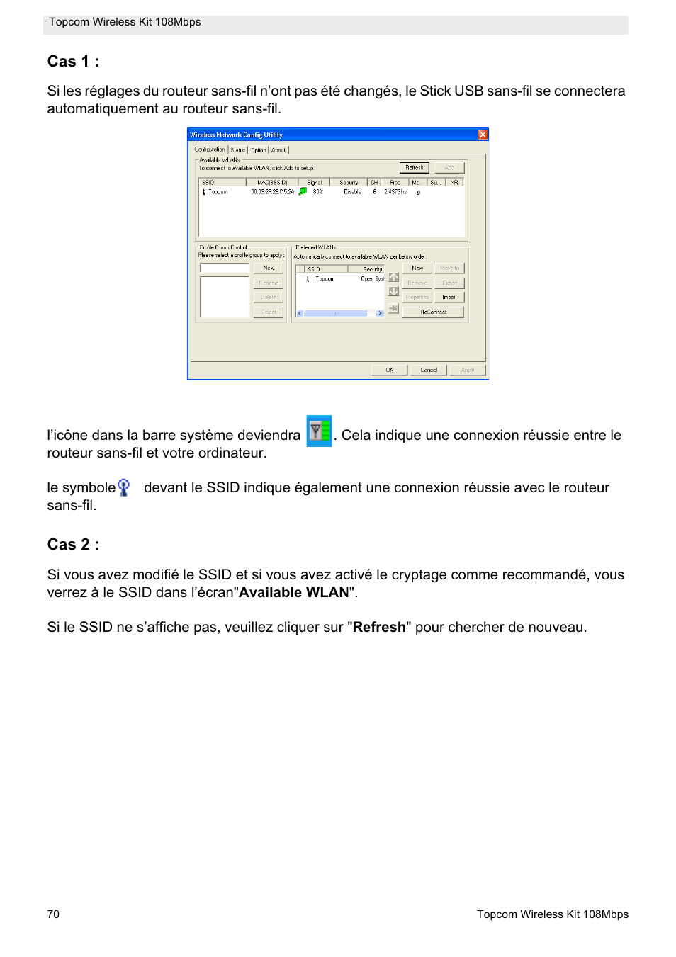 Topcom Wireless Kit 108MBPS User Manual | Page 70 / 100