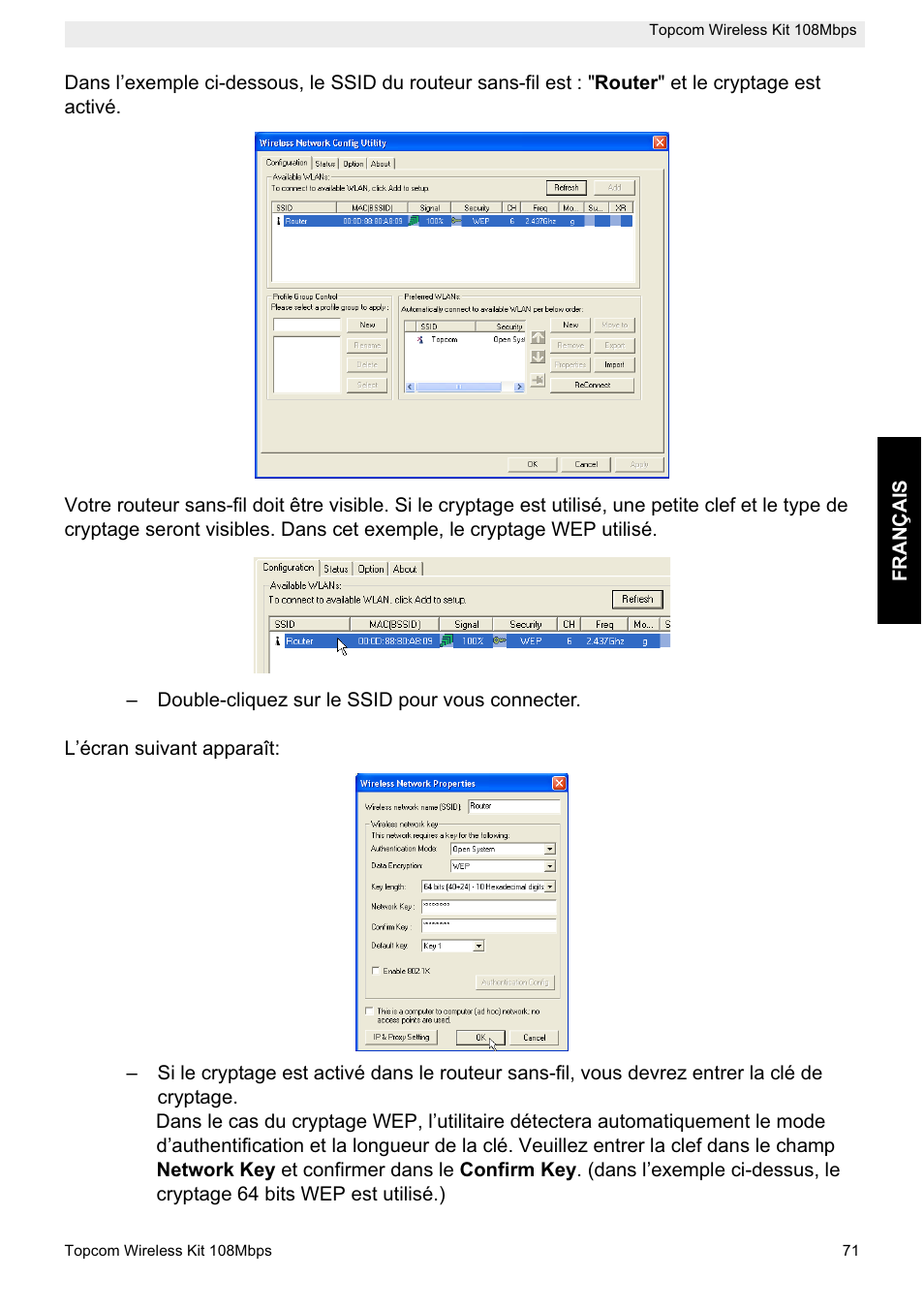 Topcom Wireless Kit 108MBPS User Manual | Page 71 / 100