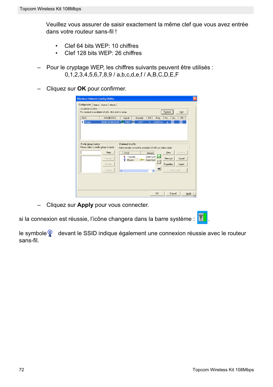 Topcom Wireless Kit 108MBPS User Manual | Page 72 / 100