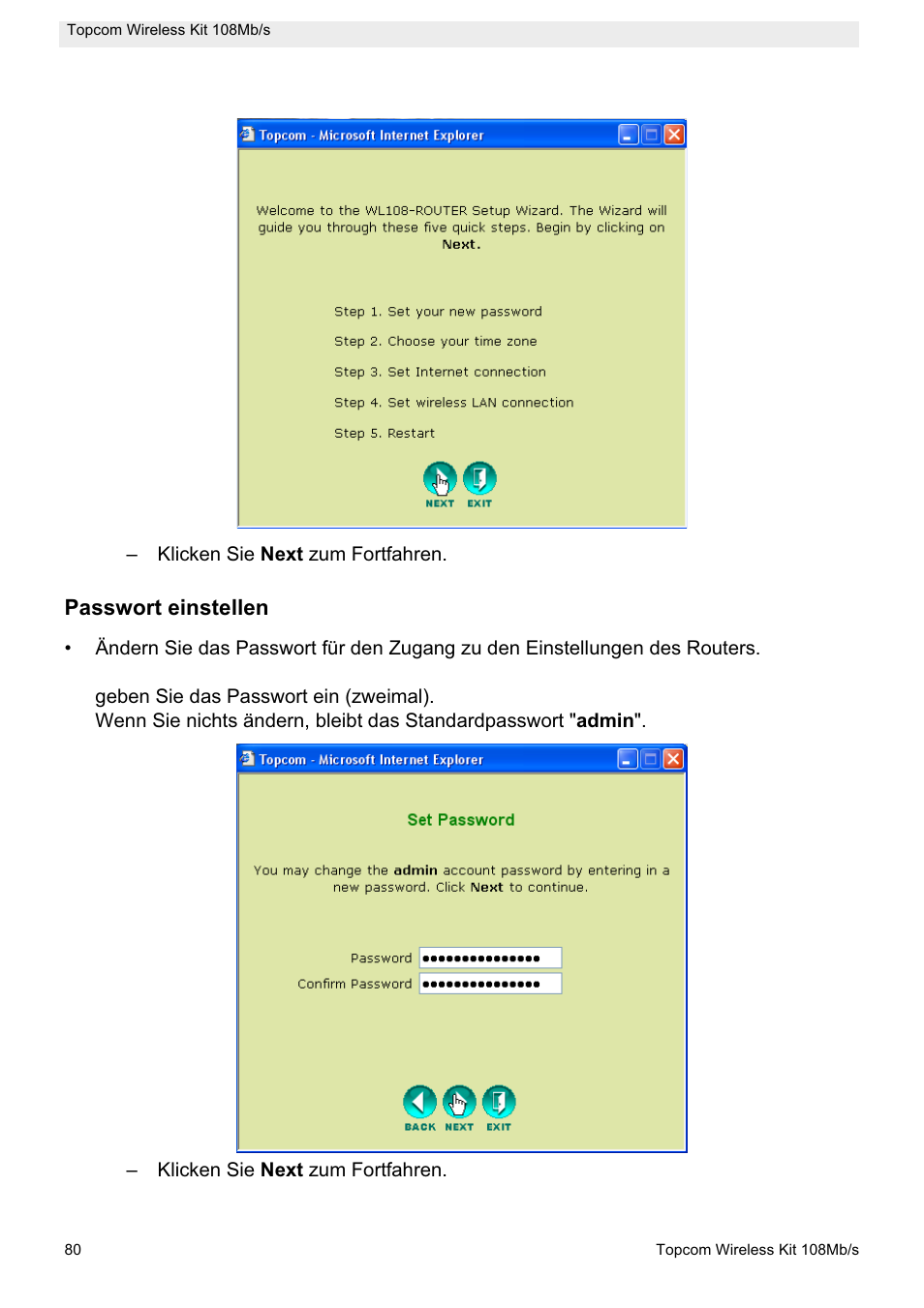 Topcom Wireless Kit 108MBPS User Manual | Page 80 / 100