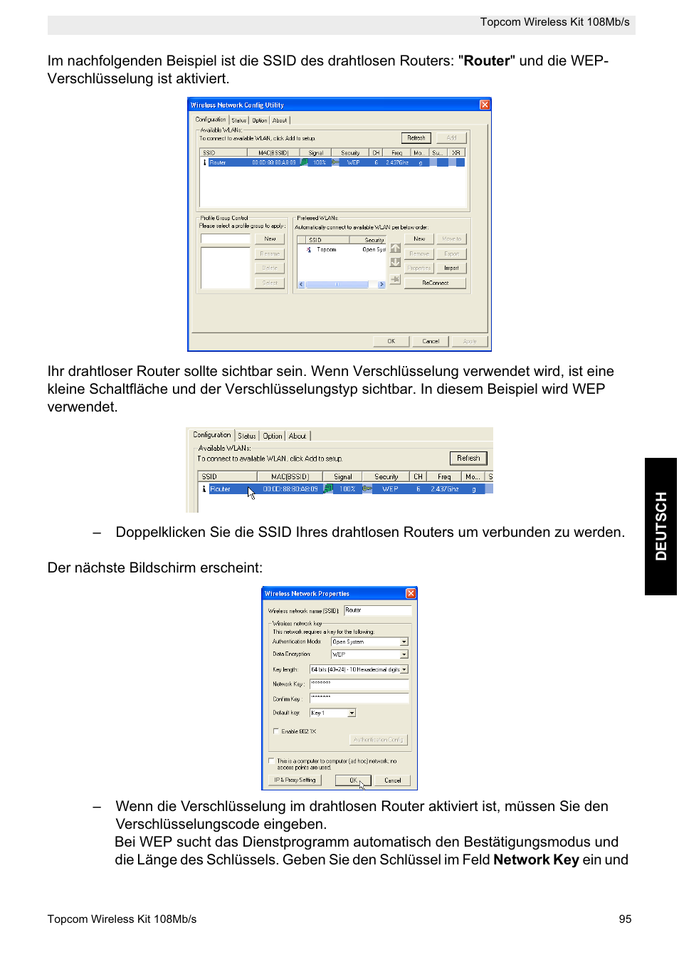 Topcom Wireless Kit 108MBPS User Manual | Page 95 / 100