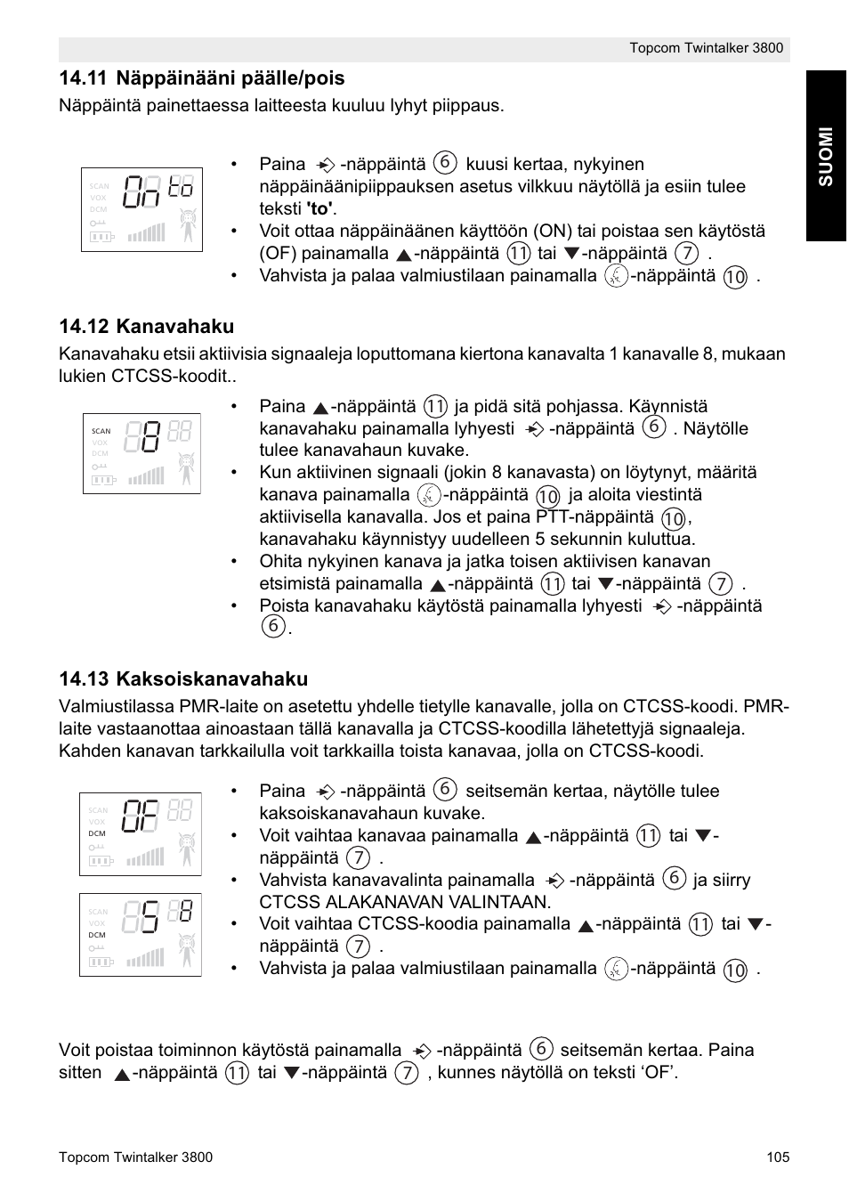 Topcom Twin Talker 3800 User Manual | Page 107 / 188