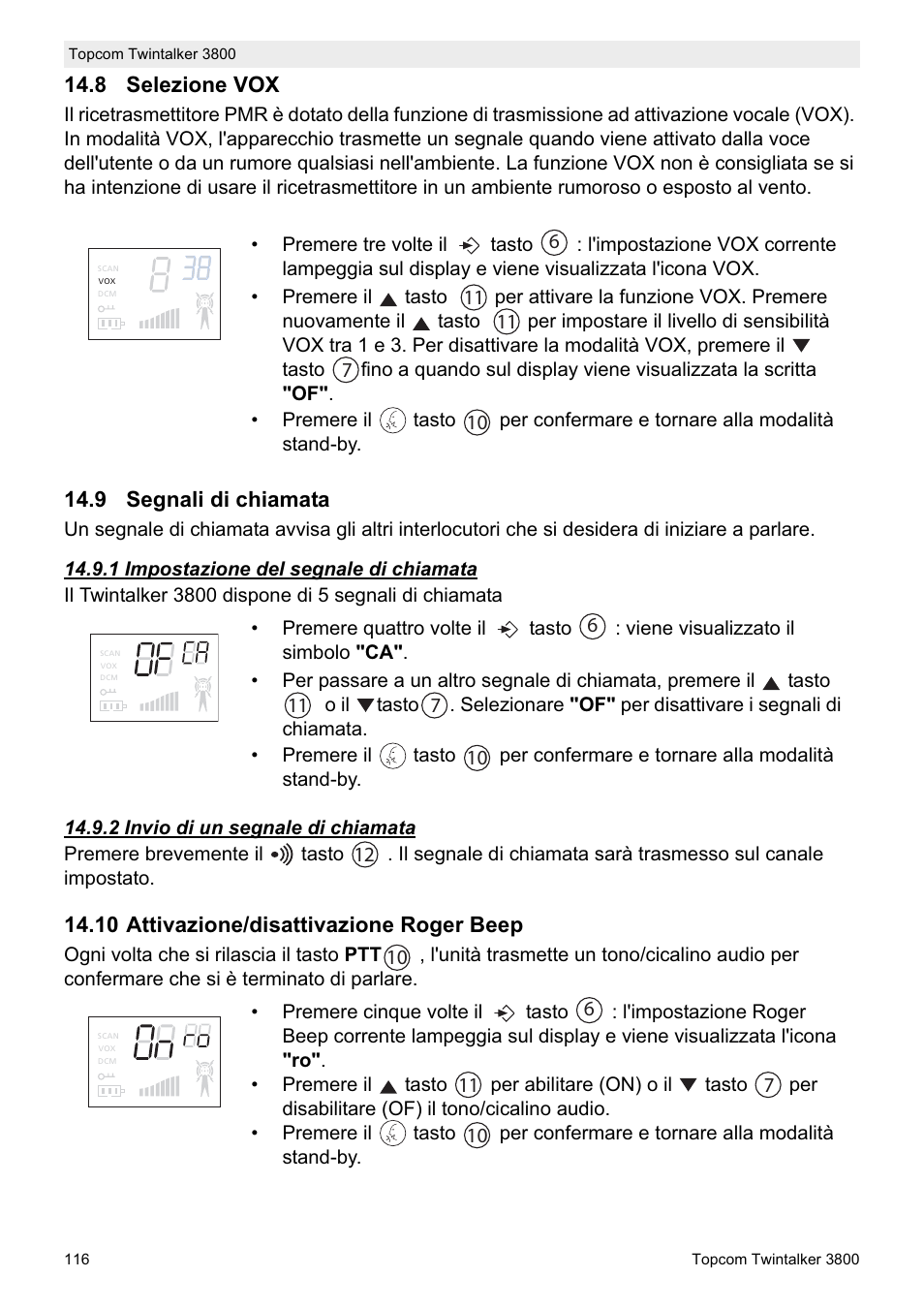 Topcom Twin Talker 3800 User Manual | Page 118 / 188