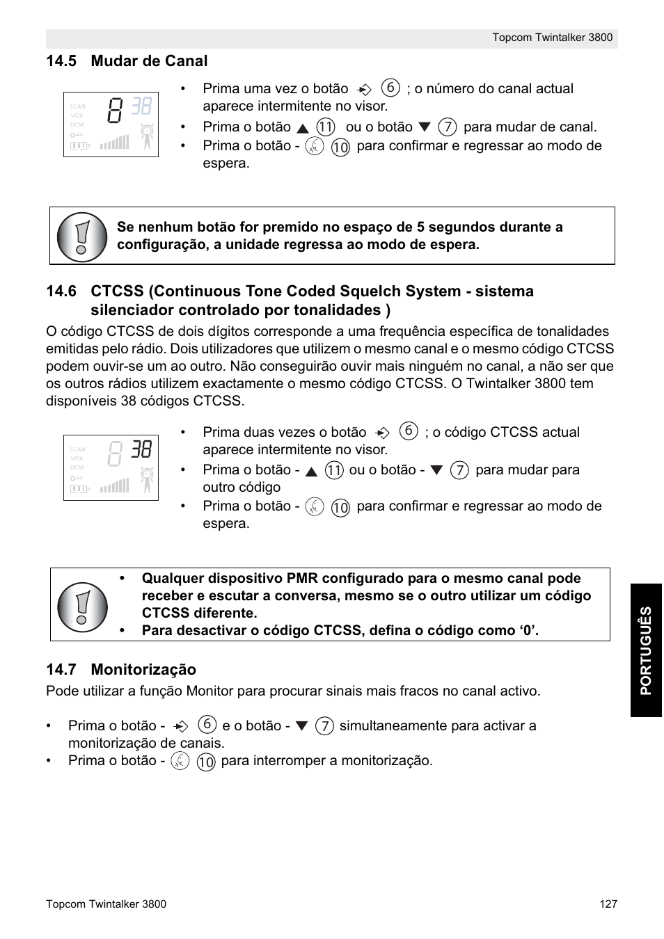 Topcom Twin Talker 3800 User Manual | Page 129 / 188