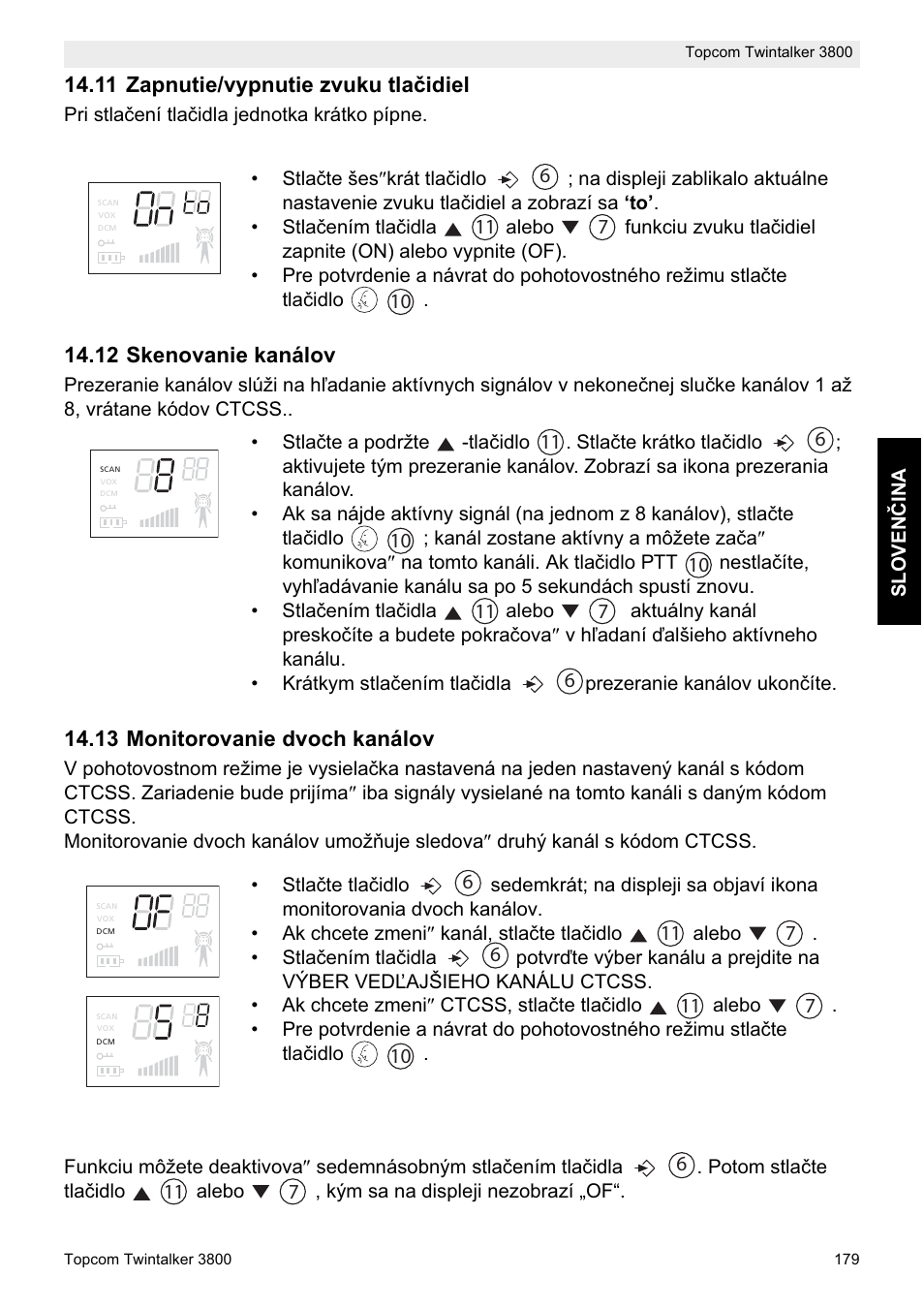 Topcom Twin Talker 3800 User Manual | Page 181 / 188