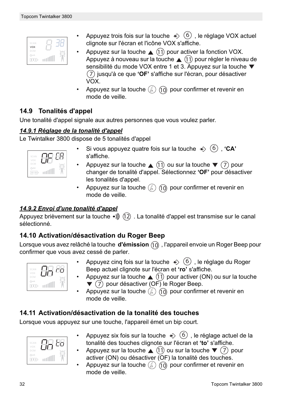 Topcom Twin Talker 3800 User Manual | Page 34 / 188