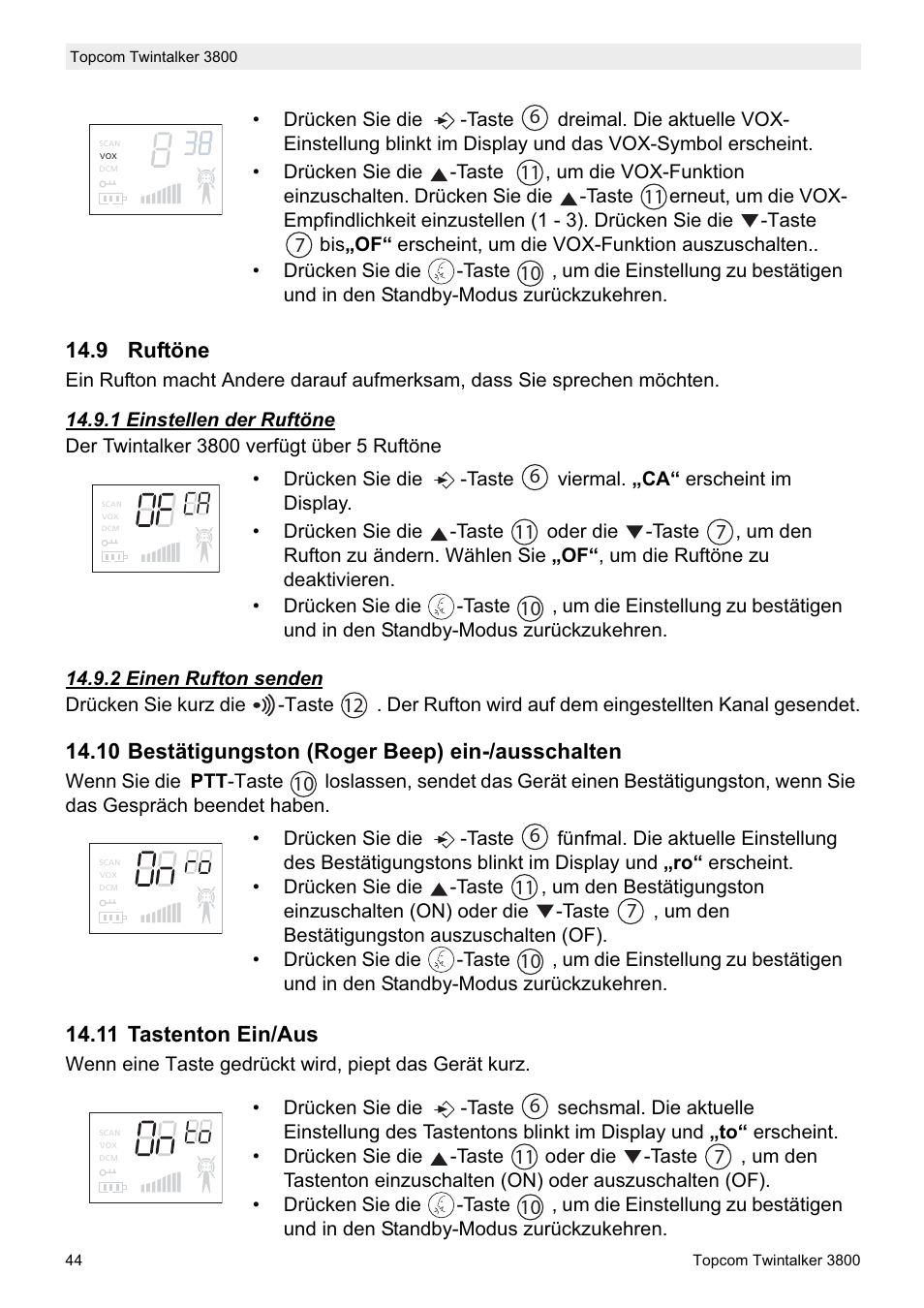 Topcom Twin Talker 3800 User Manual | Page 46 / 188