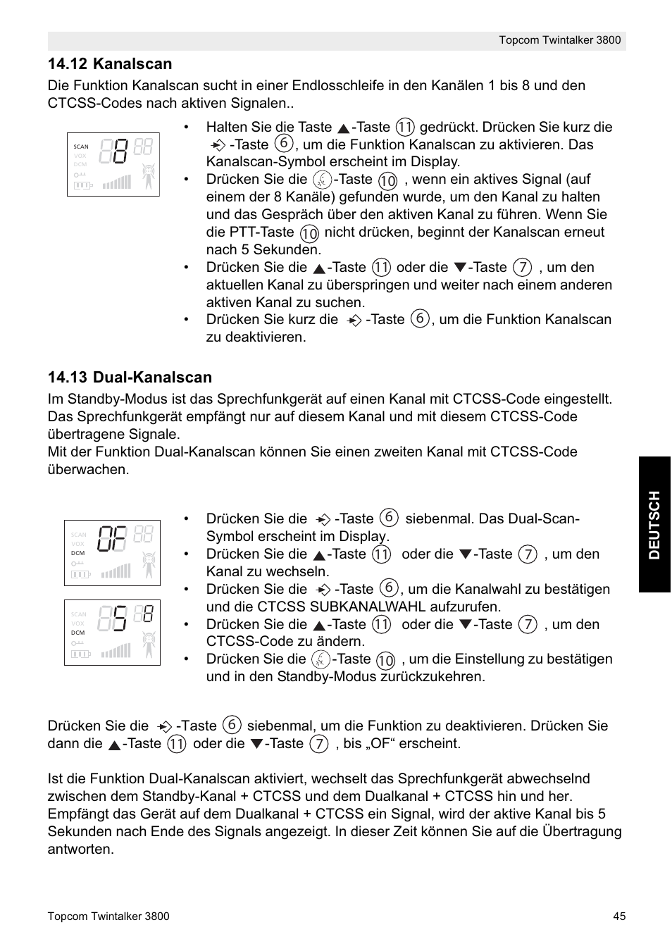 Topcom Twin Talker 3800 User Manual | Page 47 / 188