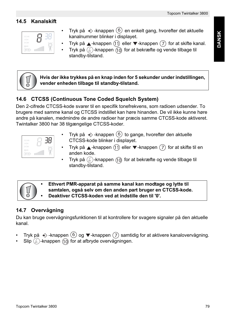 Topcom Twin Talker 3800 User Manual | Page 81 / 188