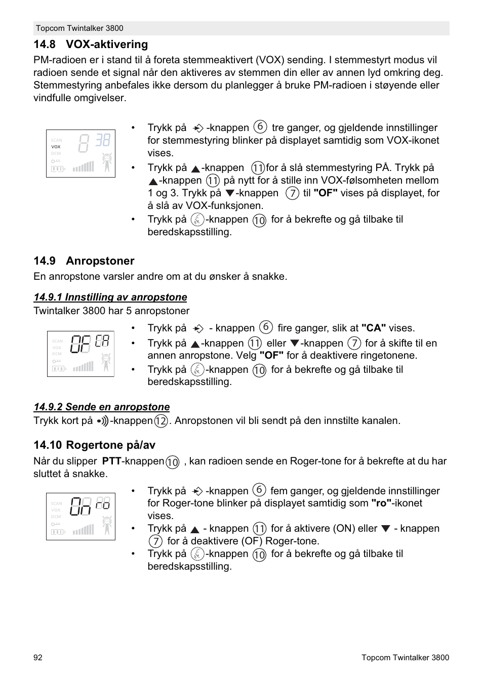 Topcom Twin Talker 3800 User Manual | Page 94 / 188