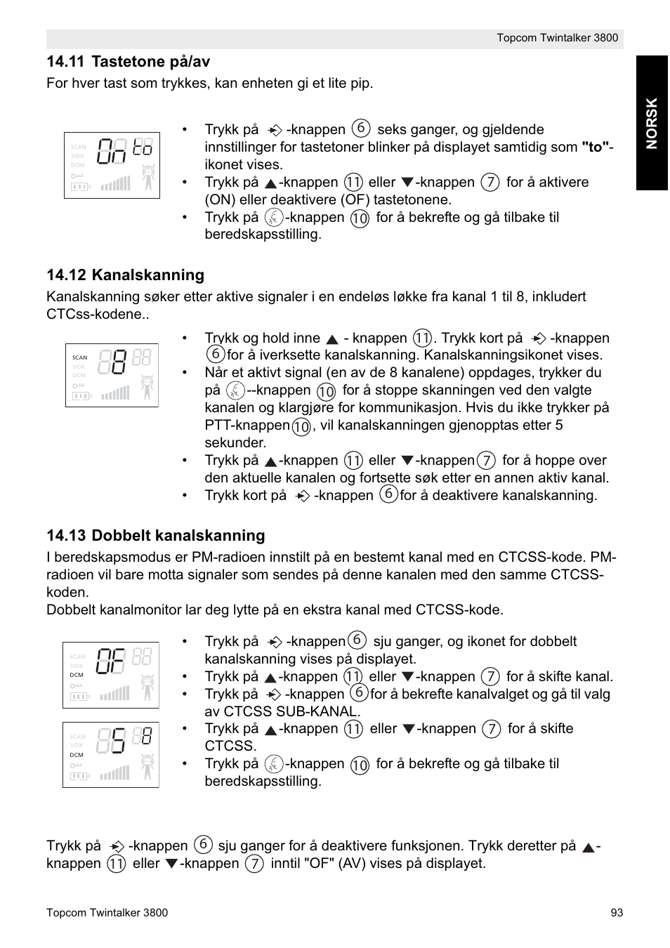 Topcom Twin Talker 3800 User Manual | Page 95 / 188