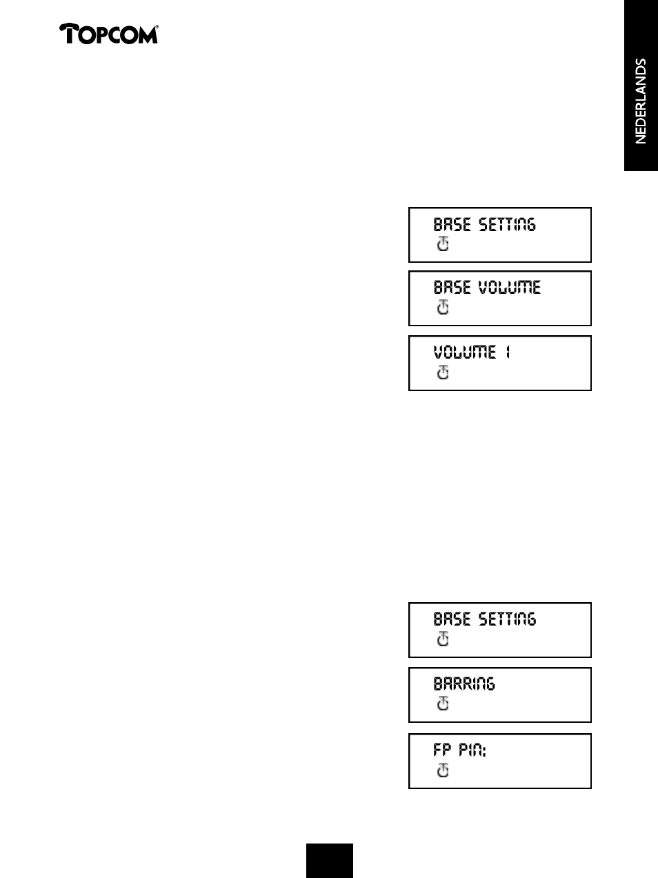 Butler 575 plus | Topcom Butler 575 Plus User Manual | Page 19 / 93