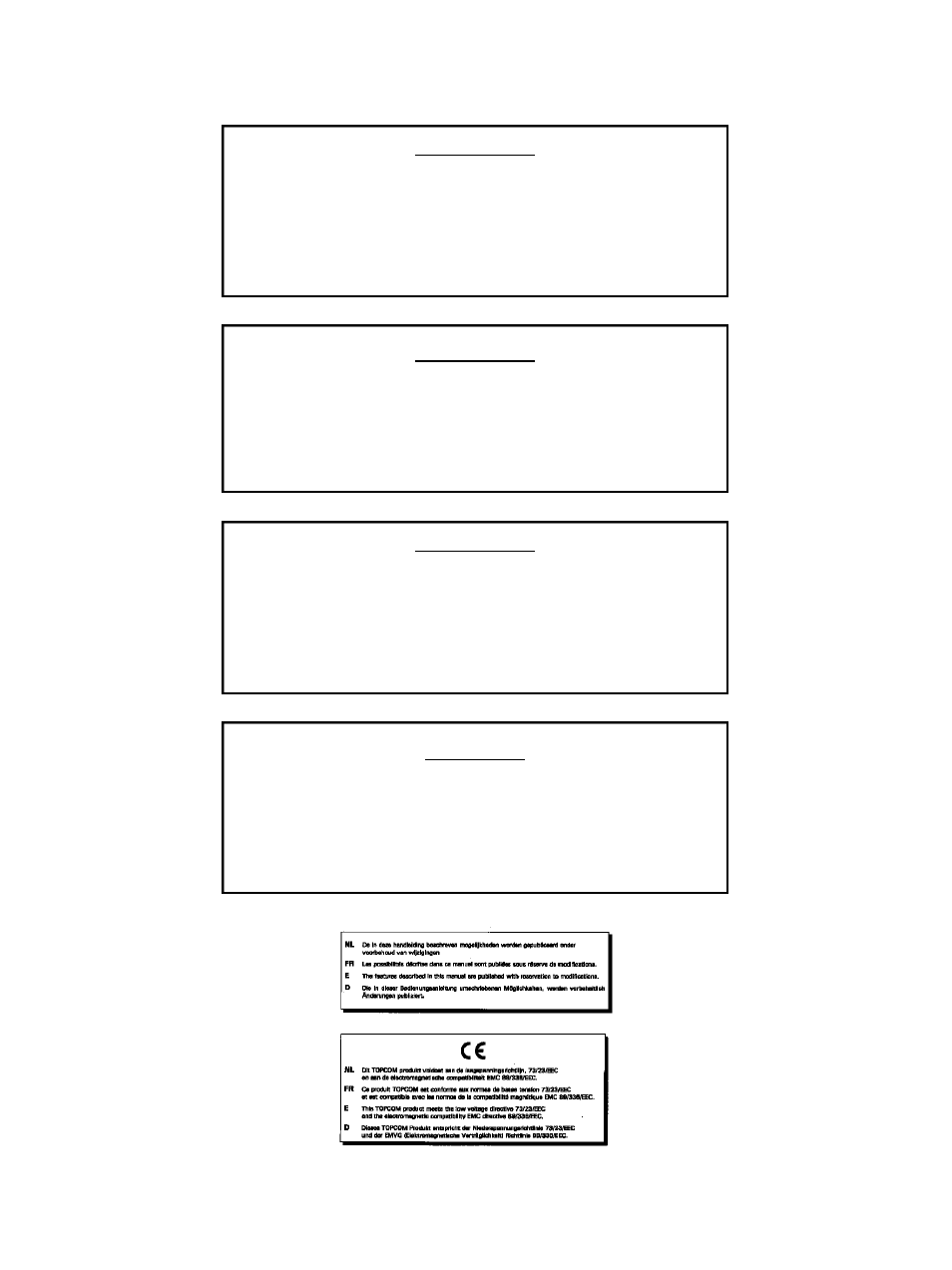 Topcom Butler 575 Plus User Manual | Page 2 / 93