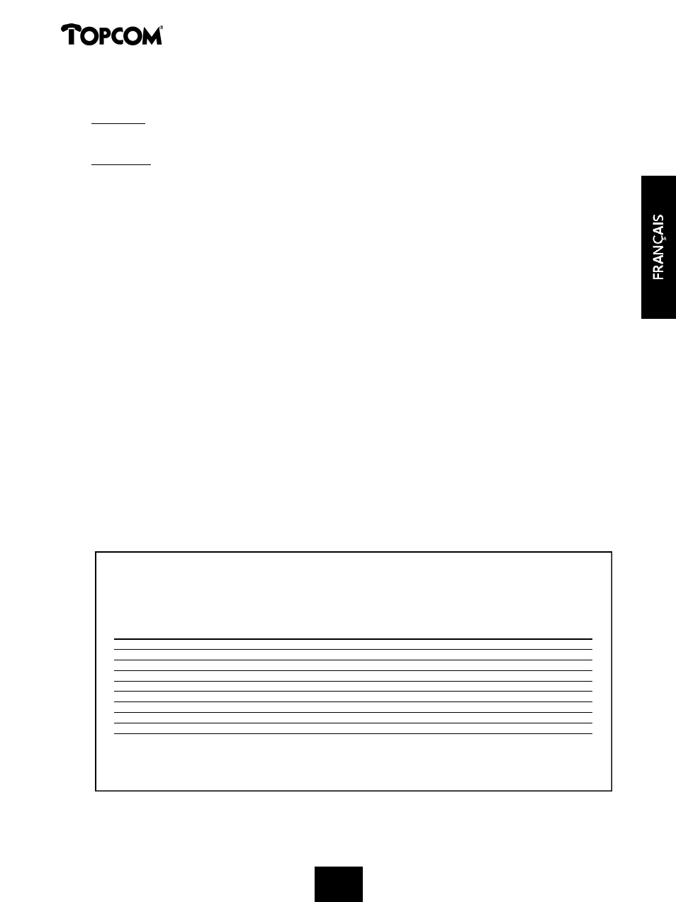 Butler 575 plus | Topcom Butler 575 Plus User Manual | Page 47 / 93