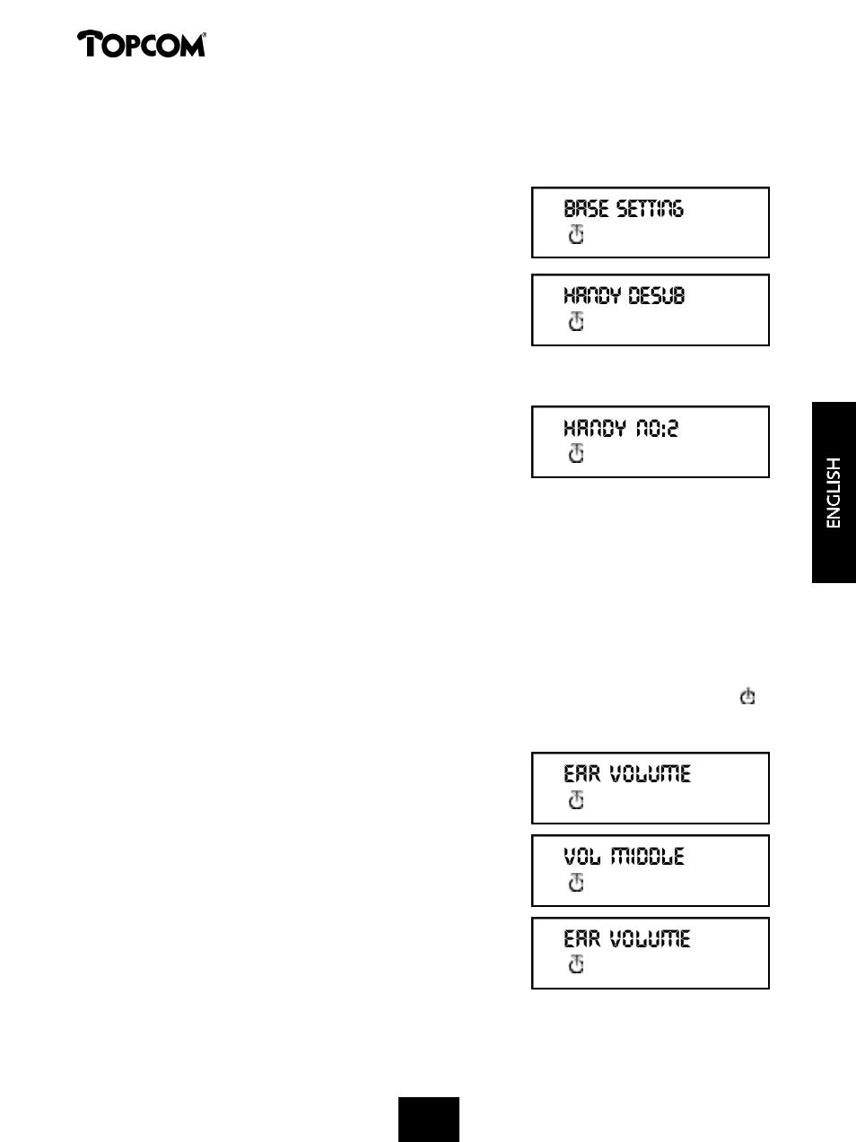 Butler 575 plus | Topcom Butler 575 Plus User Manual | Page 61 / 93
