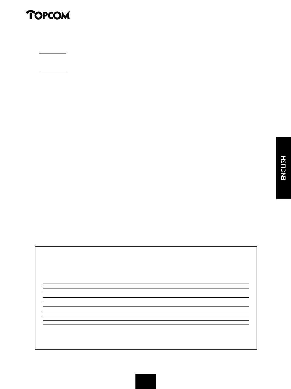 Butler 575 plus | Topcom Butler 575 Plus User Manual | Page 69 / 93