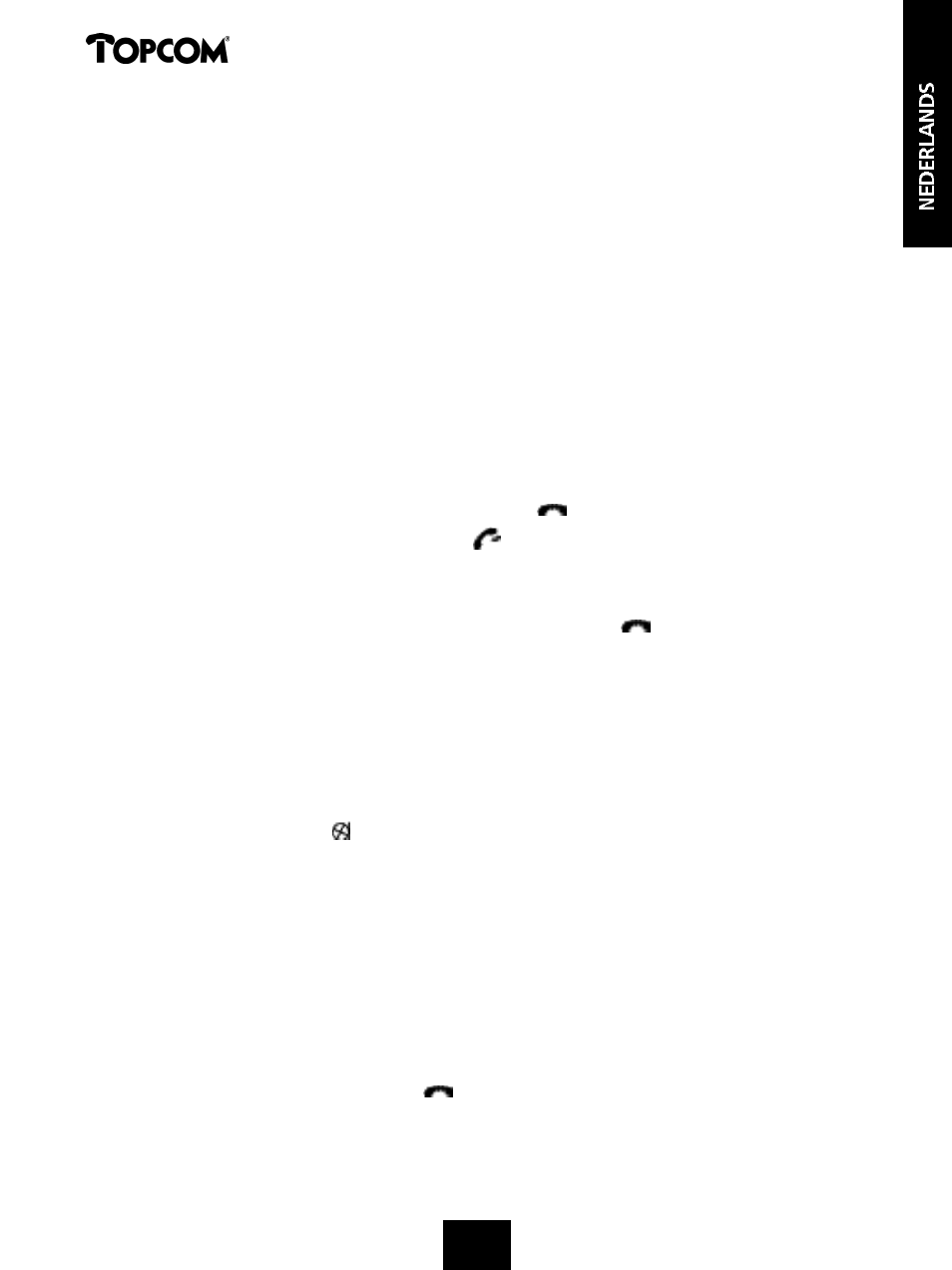 Butler 575 plus | Topcom Butler 575 Plus User Manual | Page 7 / 93