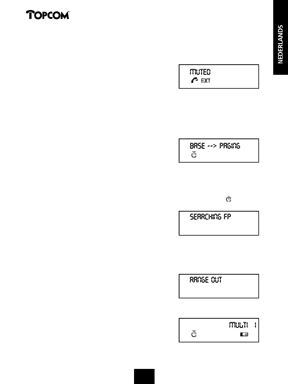 Butler 575 plus | Topcom Butler 575 Plus User Manual | Page 9 / 93