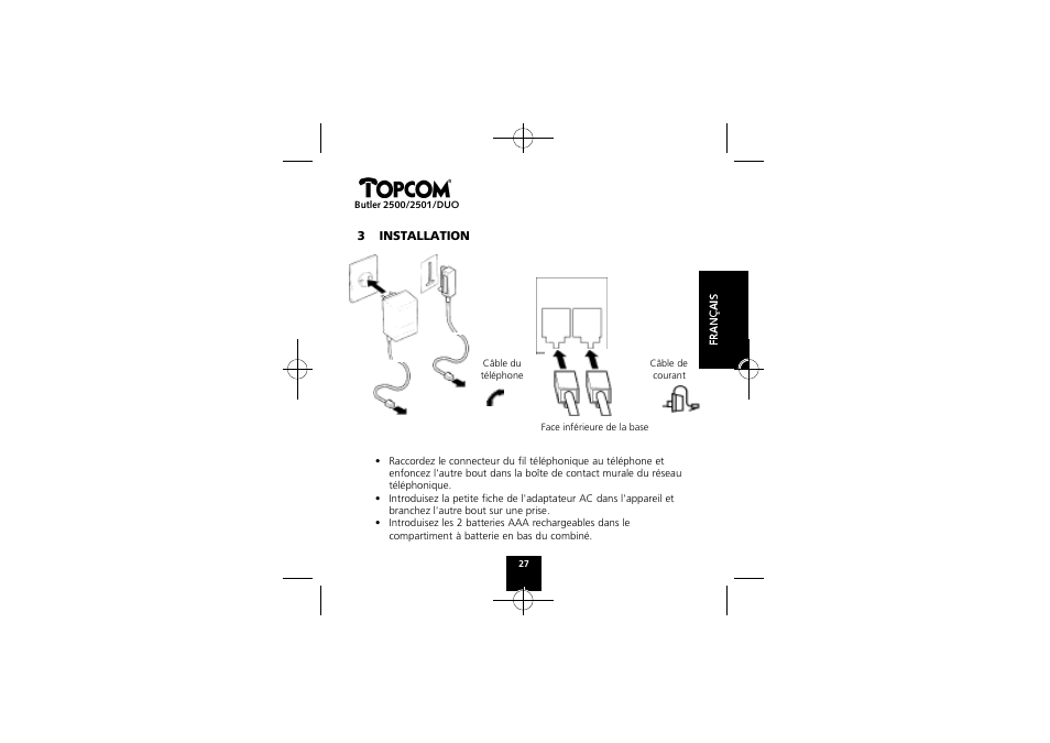 Topcom Butler 2501 DUO User Manual | Page 27 / 75