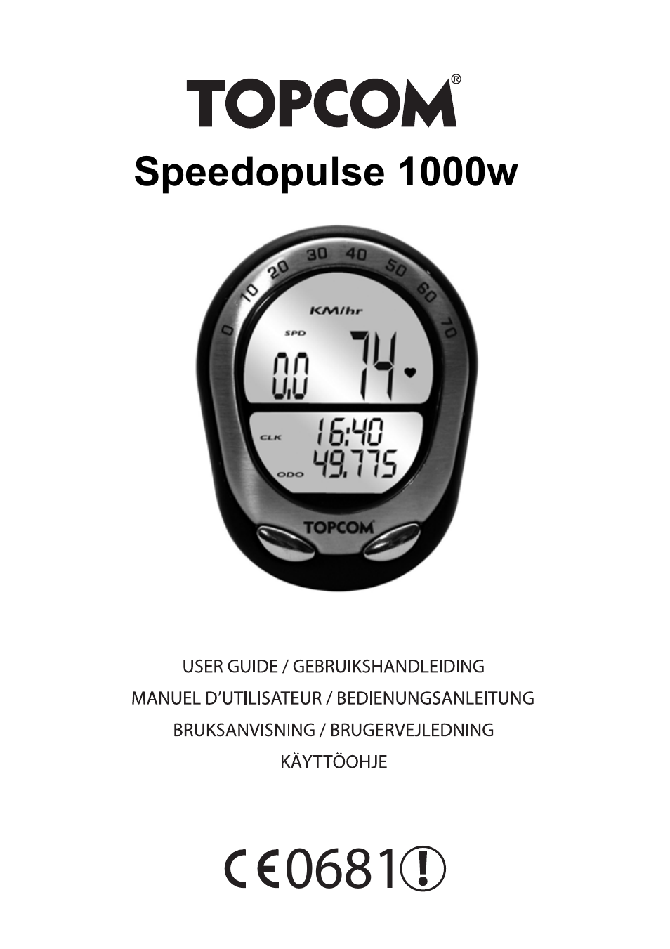 Topcom Speedopulse 1000W User Manual | 88 pages