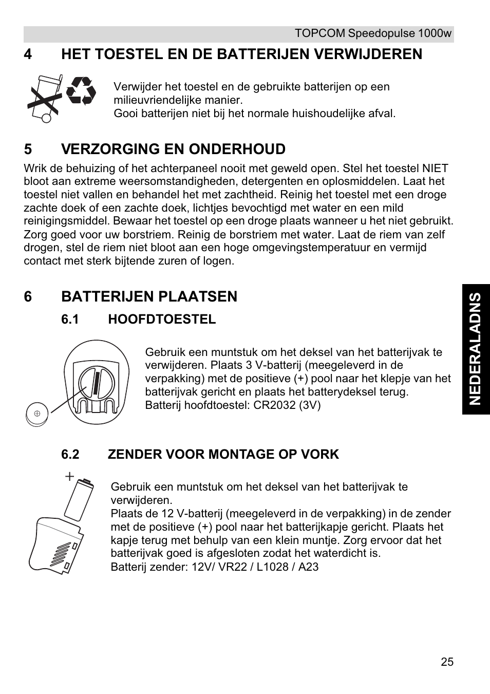 Topcom Speedopulse 1000W User Manual | Page 25 / 88