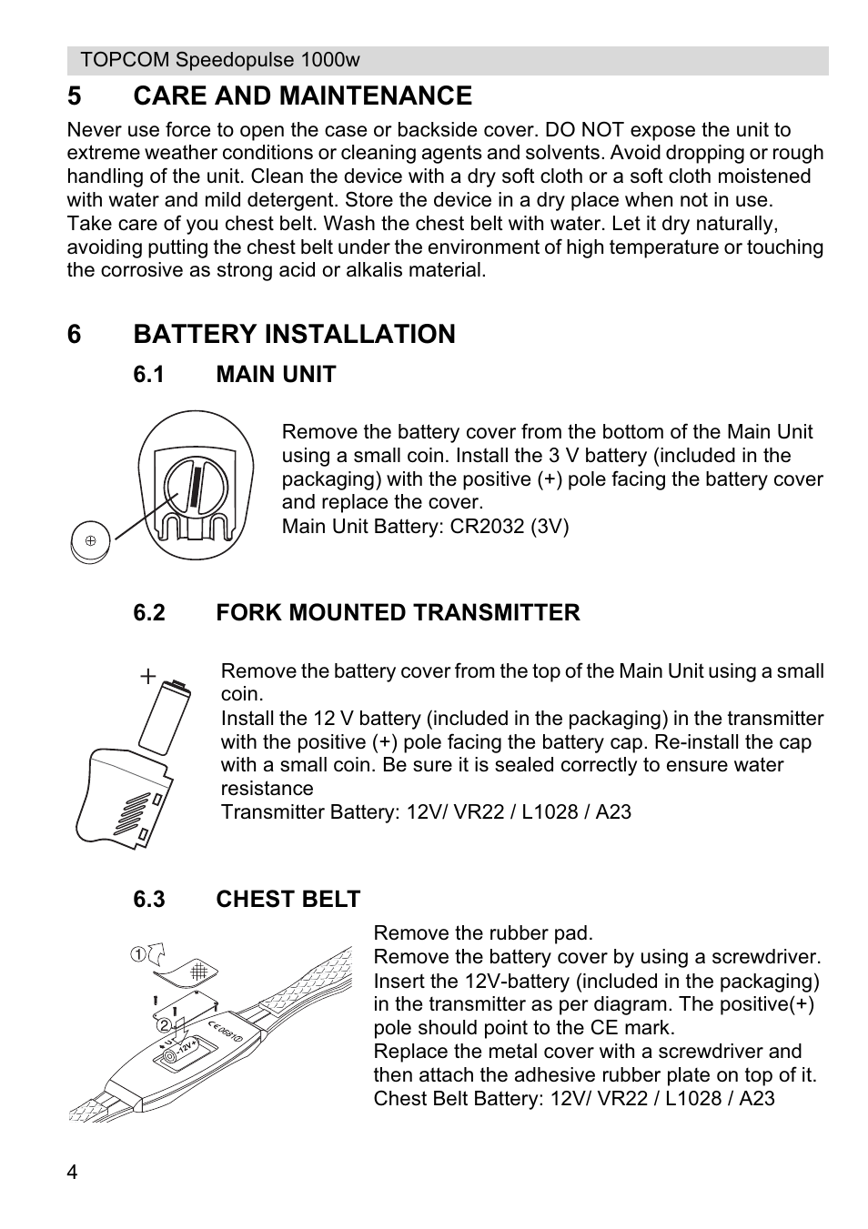 Topcom Speedopulse 1000W User Manual | Page 4 / 88