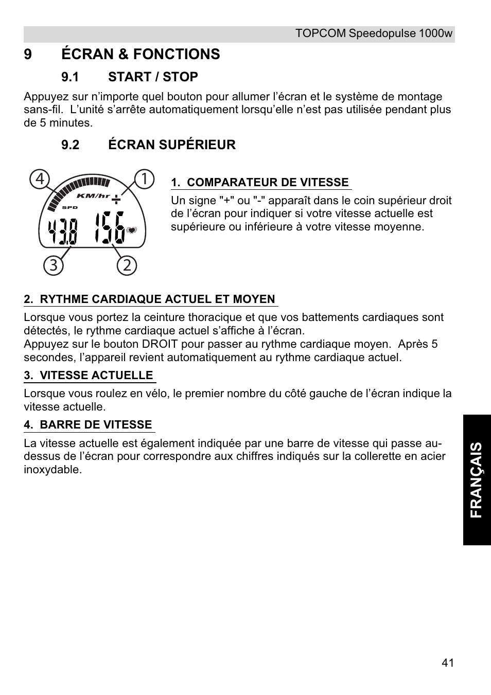 Topcom Speedopulse 1000W User Manual | Page 41 / 88