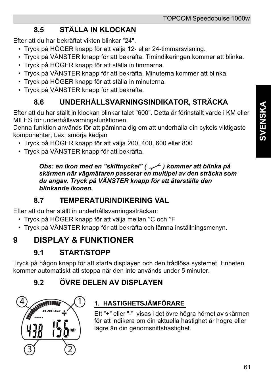 Topcom Speedopulse 1000W User Manual | Page 61 / 88